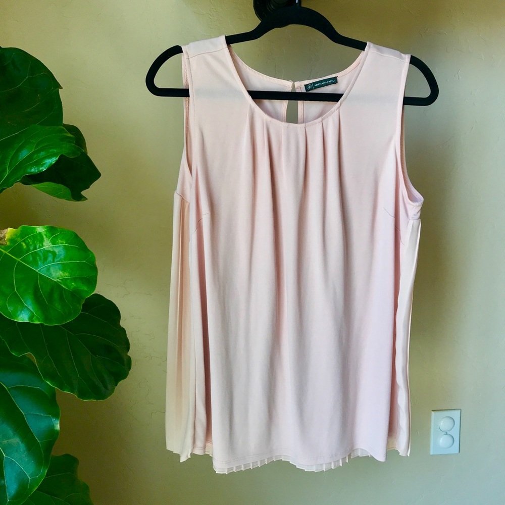 Flowy Pink tank top - Adrianna Papell size M